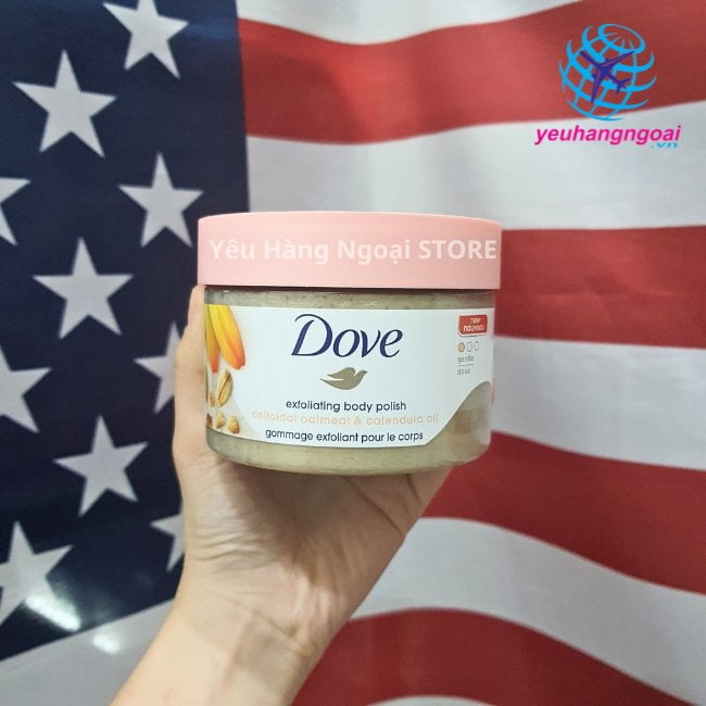 Tẩy Tế Bào Chết Body Dove Exfoliating Body Polish 298g Của Mỹ.