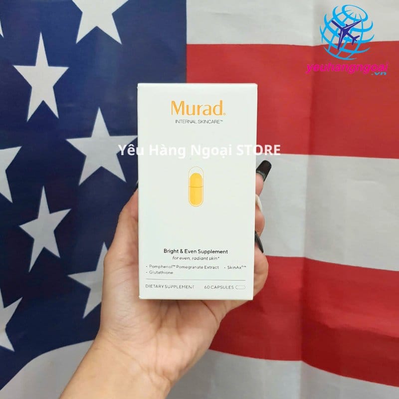 Viên Chống Nắng Murad Bright & Even Supplement 60 Viên Của Mỹ.